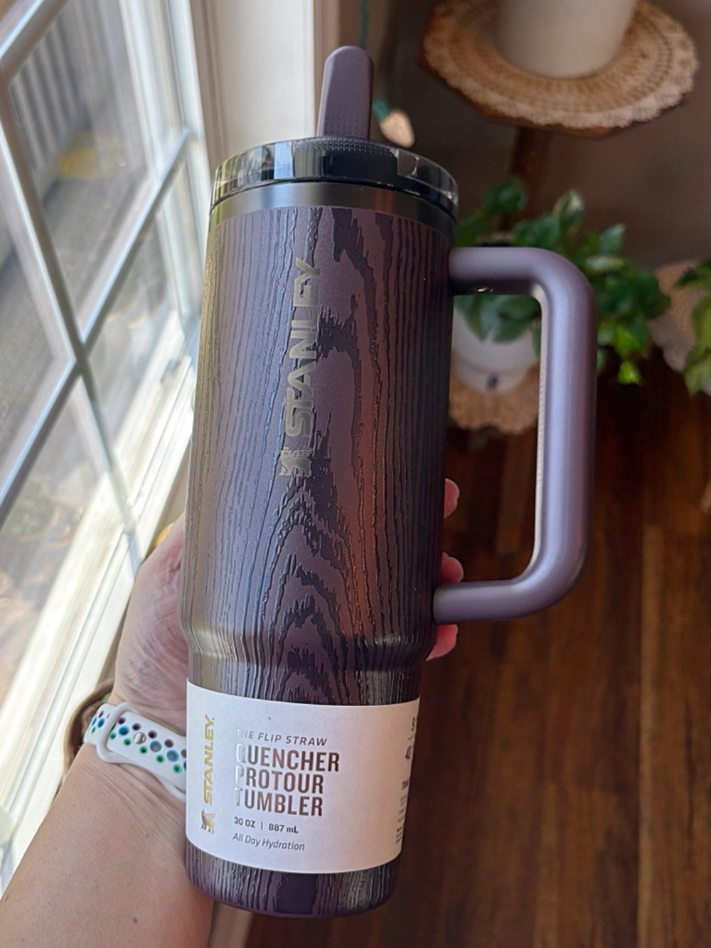 ♥️💖 Stanley Redwood Wood Grain ProTour Flip Straw Tumbler FATHER’S DAY GIFT IDEA
